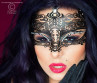 Фигурная чёрная маска Mysterious Mask