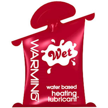 Разогревающий лубрикант Wet Warming Gel Lubricant - 10 мл.