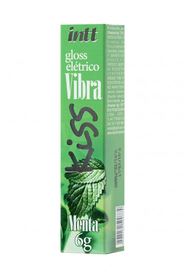 Блеск для губ Gloss Vibe Mint с ароматом мяты и эффектом вибрации - 6 гр.