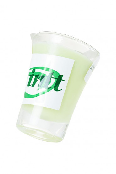 Массажная свеча для поцелуев Mint с ароматом мяты - 30 гр.