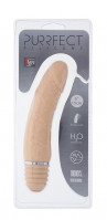 Телесный силиконовый вибратор Purrfect Silicone Vibrator 6Inch Flesh - 15 см.