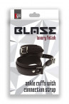 Черные оковы Ankle Cuffs With Connection Strap