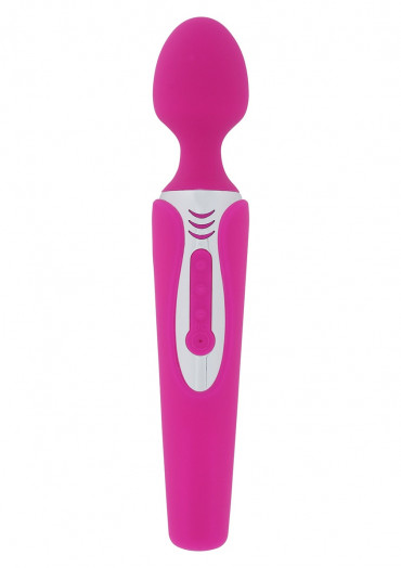 Розовый вибростимулятор Legend Massager - 20 см.