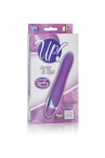 Фиолетовый вибромассажер Amp it Up! 7-Function Silicone Massager - 14 см.