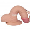 Телесный фаллоимитатор-реалистик 7.5" The Ultra Soft Dude - 18 см.