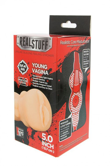 Телесный мастурбатор-вагина Realstuff Young Vagina