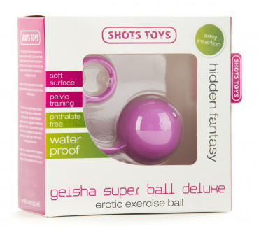 Розовый вагинальный шарик Geisha Super Ball Deluxe