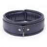 Тёмно-синий кожаный ошейник с поводком No Bounds Collection Collar & Chain