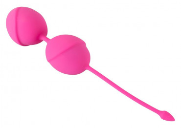 Розовые вагинальные шарики Silicone Love Balls