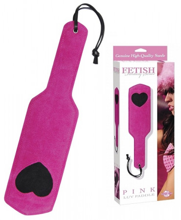 Стэк розовый с сердечком Pink Luv - 33 см.