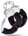 Черные игровые наручники Cuffs