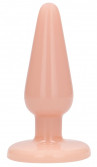 Телесная коническая анальная пробка Basic 5 Inch - 12,7 см.