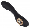 Черный элегантный вибратор Cleopatra G-Spot Vibrator - 19,7 см.