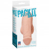 Фаллоимитатор для ношения Pack It – Heavy – White - 14 см.