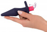 Темно-фиолетовая анальная пробка Remote Controlled Butt Plug - 14 см.