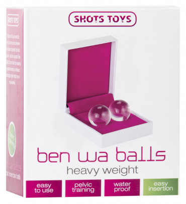 Стеклянные вагинальные шарики Ben Wa Balls Heavy Weight