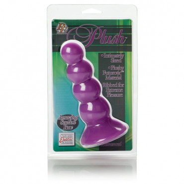Фиолетовая анальная елочка Futurotic Plush Advanced - 13 см.