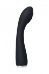 Черный вбратор Ppp Shio-Pro - 21 см.