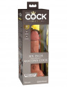 Кофейный фаллоимитатор 6" Silicone Dual Density Cock - 17 см.