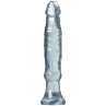 Прозрачный анальный стимулятор Cristal Jellies Anal Starter - 15 см.
