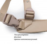 Телесный фаллопротез Men Style с анальным стимулятором - 17,5 см.