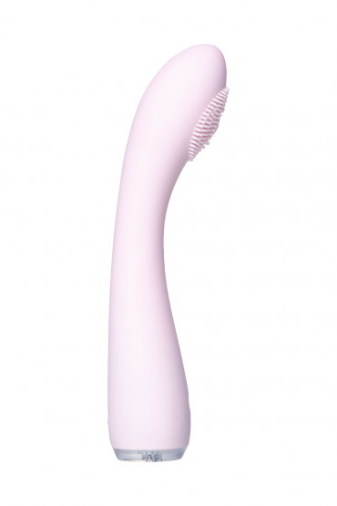 Нежно-розовый вибратор Ppp Shio-Pro - 21 см.