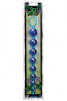Голубая анальная цепочка Sex Please! Sexy Beads Blue - 27,9 см.