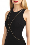 Золотистые цепочки на тело Bijoux DE Corps Elena OR, золотистый