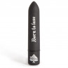 Чёрная вибропуля с надписью Motorhead Ace of Spades 10 Function Bullet Vibrator