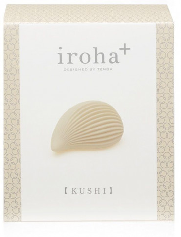 Легкий кремовый вибромассажер Iroha Kushi