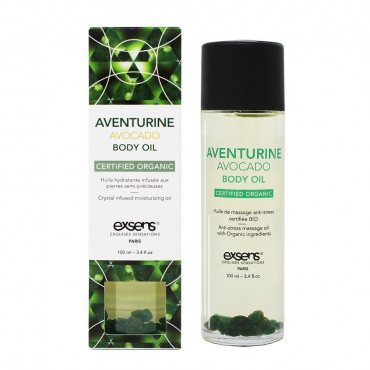 Органическое массажное масло Aventurine Avocado - 100 мл.