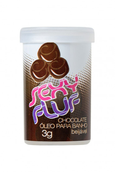Масло для ванны и массажа Sexy Fluf с ароматом шоколада - 2 капсулы (3 гр.)