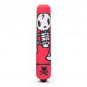 Красная вибропуля с забавным принтом Mini Bullet Vibrator Jolly Roger