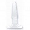 Прозрачная анальная пробка Butt Plug Small - 10 см.