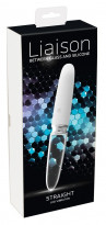 Двусторонний вибратор Straight Led - 17,7 см.