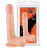 Большой реалистичный фаллоимитатор на присоске FleshXL- 23 см.