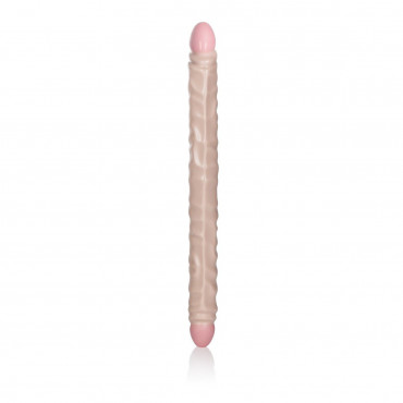 Двусторонний фаллоимитатор Slim Jim Duo Veined Super Slim Dongs - 43 см.