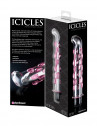 Стеклянный вибростимулятор Icicles №19 - 17,8 см.