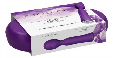 Фиолетовый универсальный массажер Wand Pearl - 20 см.
