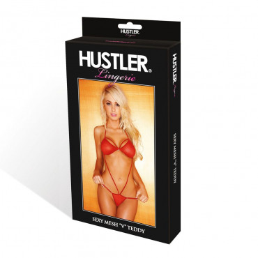 Оригинальное боди V-образной формы Hustler, красный