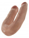 U-образный фаллоимитатор-мулат U-Shaped Medium Double Trouble - 34,6 см.
