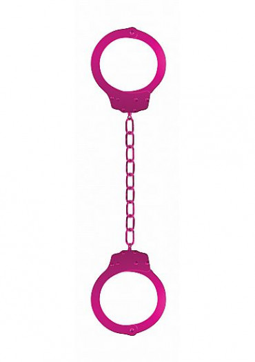Металлические розовые оковы Pleasure Legcuffs