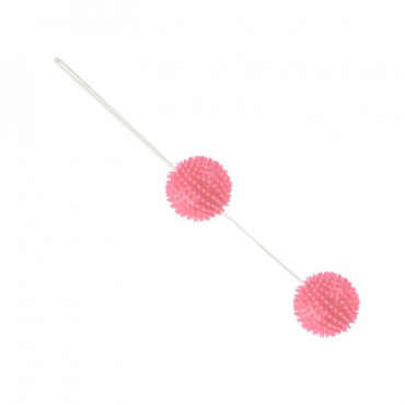 Розовые вагинальные шарики Love Balls