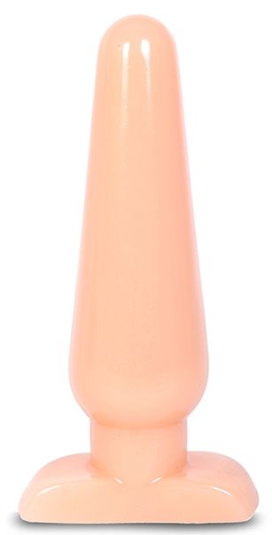 Телесная анальная пробка Large Plug - 15 см.