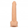 Телесный фаллоимитатор Size Queen 8" - 25,5 см.
