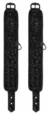 Черные поножи с распоркой Luxury Spreader Bar