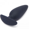 Тёмно-синий анальный плаг Primal Attraction Jiggle Butt Plug - 12,2 см.