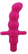 Розовый мини-вибратор Frisky Flex Vibe - 11,9 см.