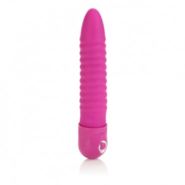 Вибромассажер Power Stud Ribbed Vibes - 17,3 см.