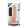 Телесный вибратор-реалистик Dr. Jay 8.75 Inch Vibrating Cock - 22,2 см.